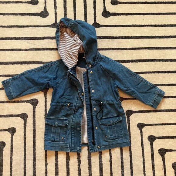 Kids Denim Coat - Picture 2 of 3